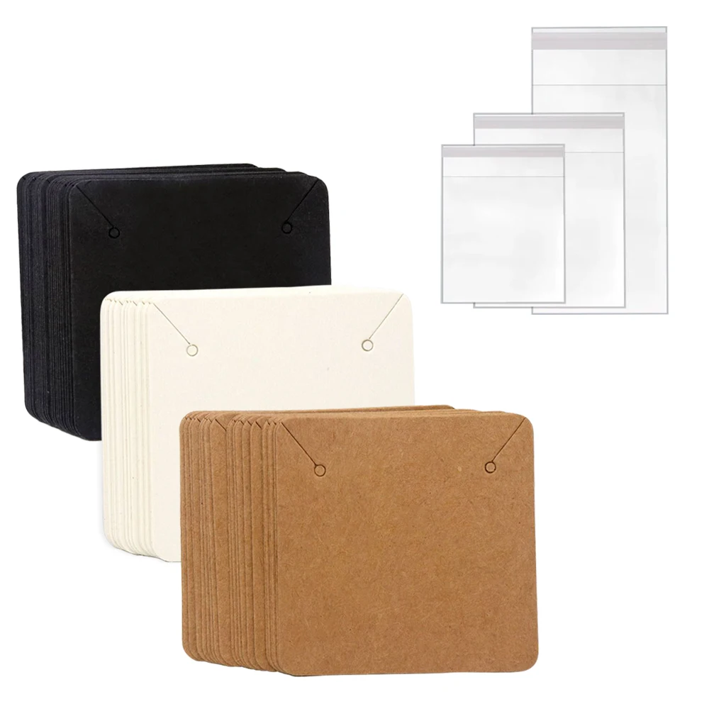 Kraft Hang Tag - 50 pçs 5x5cm papel kraft em