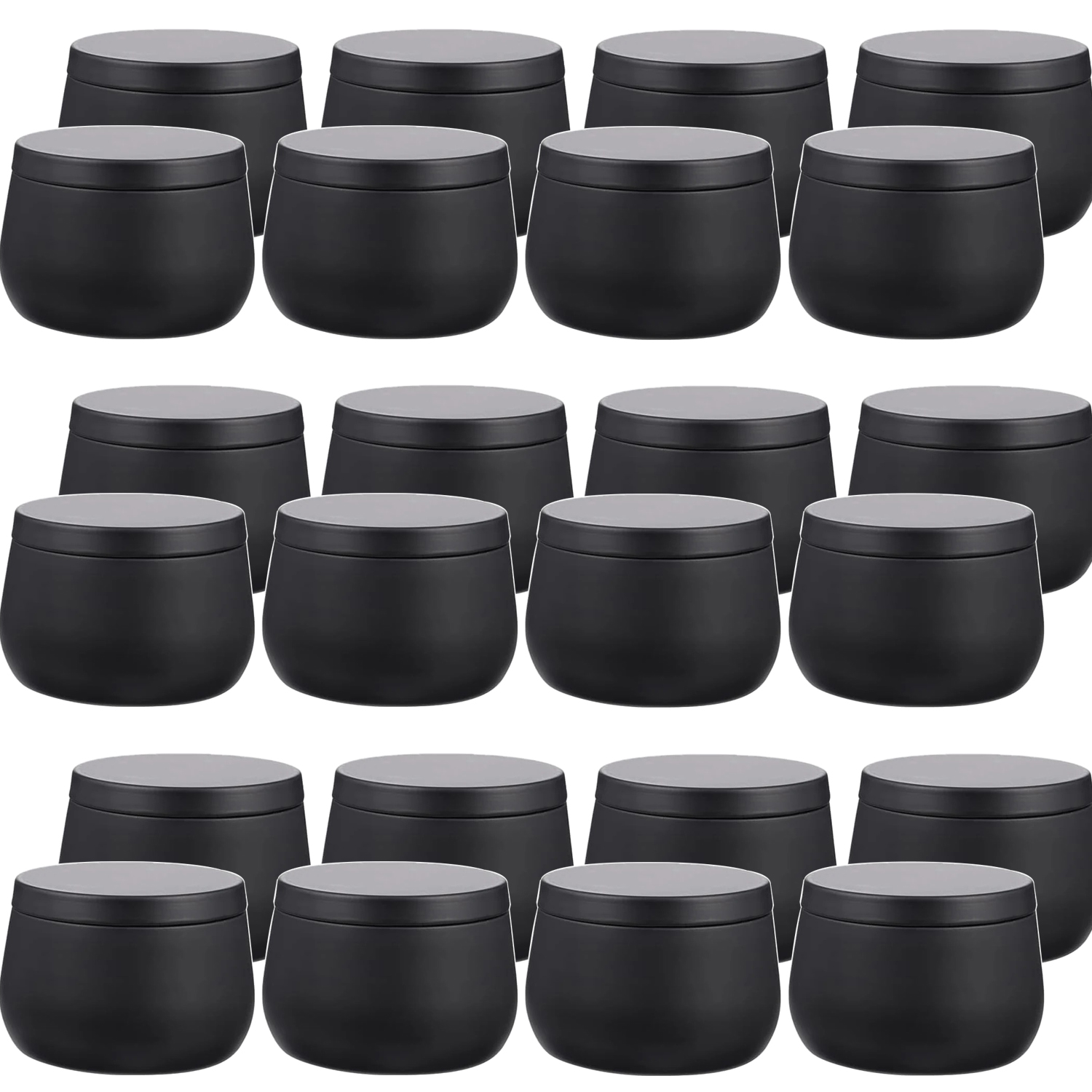 Metal Tin Lid 4Oz - Latas de vela de metal vazios