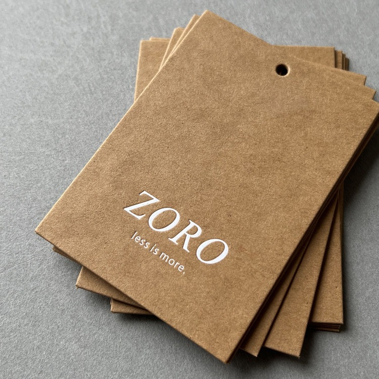 Kraft Hang Tag - Etiquetas de Roupas Personalizadas em Papel