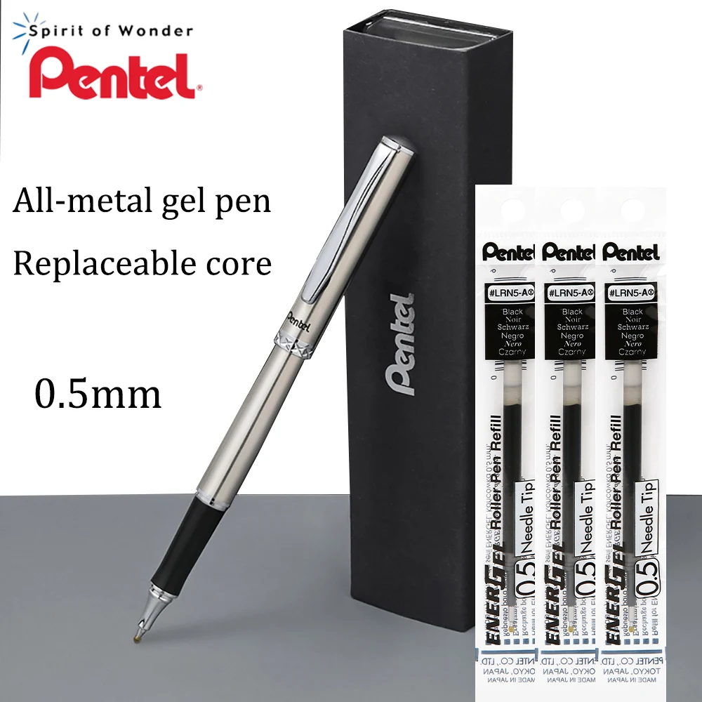 Pentel Pen Energel - Japonês pentel metal gel caneta k600