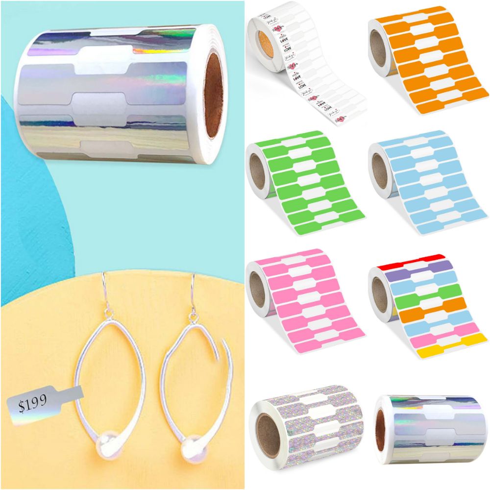 Kraft Hang Tag - 500 Etiquetas de Preço para Joias
