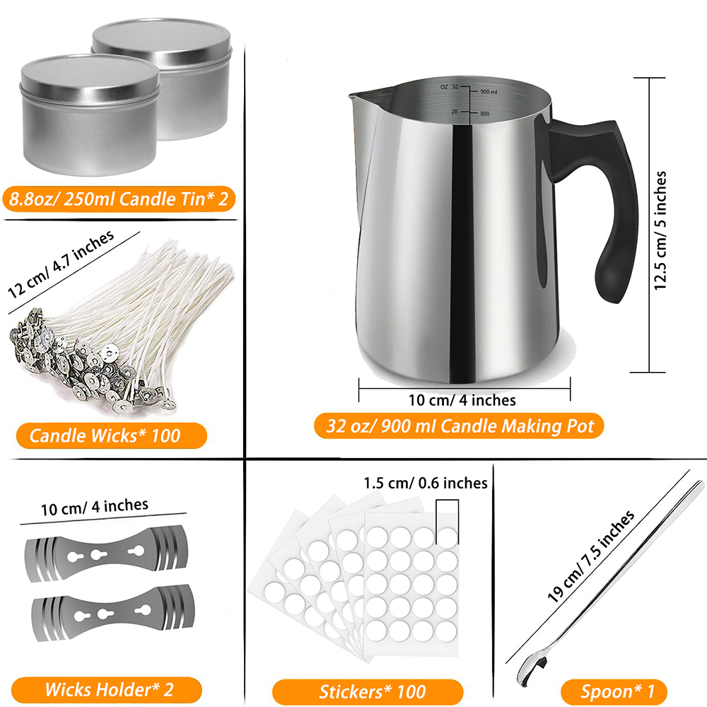 Kit inicial para fazer velas,  - Candle Supplies Kit avaliação e preço
