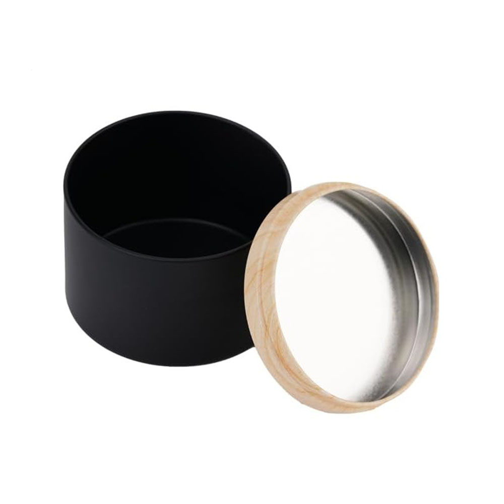 Frascos de vela pretos de 4 on - Metal Tin Lid 4Oz avaliação e preço