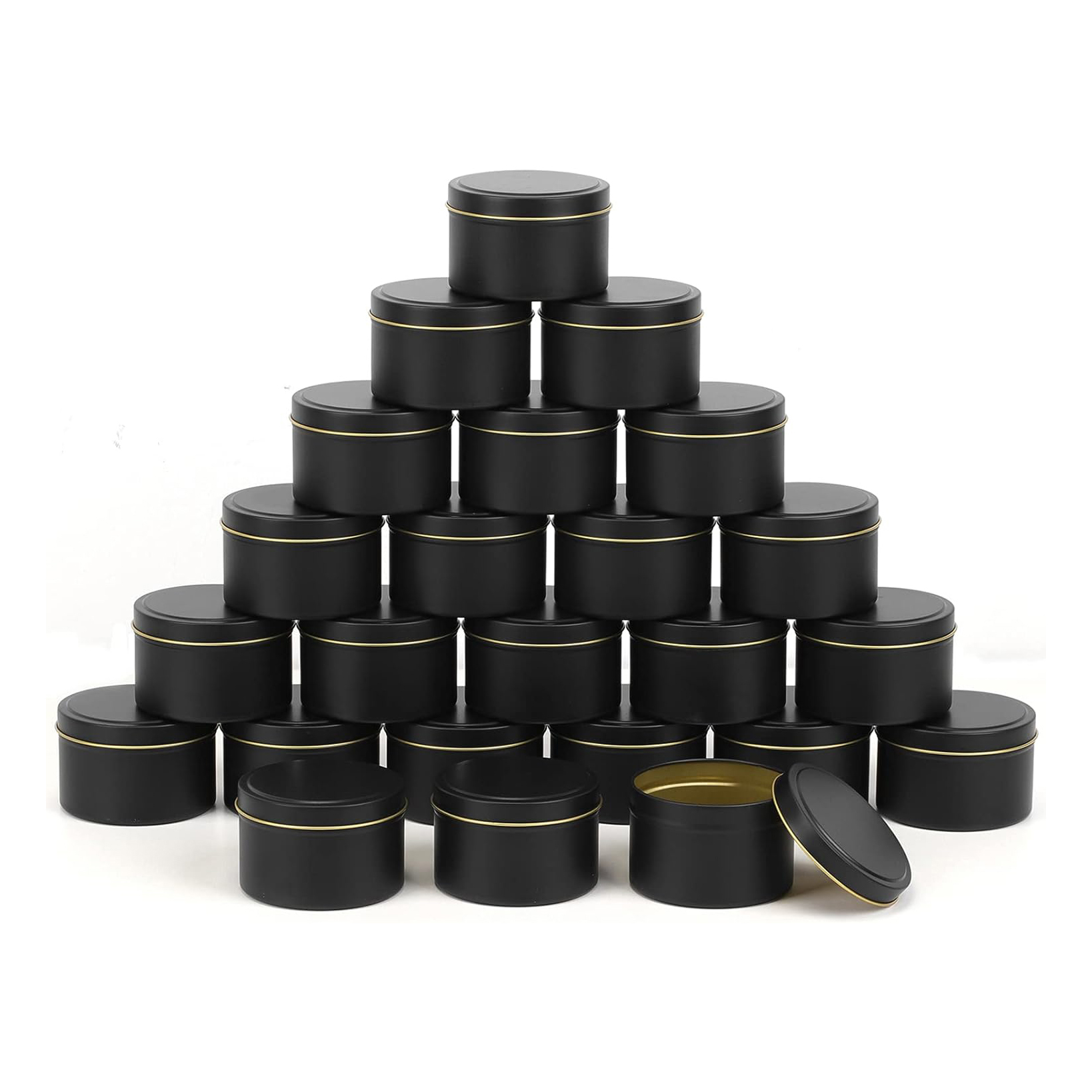 Vazio Metal Vela Latas com Tam - Metal Tin Lid 4Oz avaliação e preço