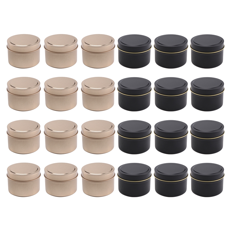 Pacote com 24 Latas de Metal p - Metal Tin Lid 4Oz avaliação e preço
