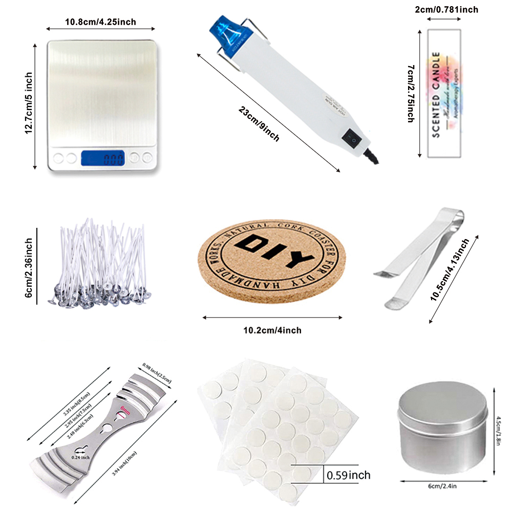 Kit de ferramentas para artesa - Candle Supplies Kit avaliação e preço