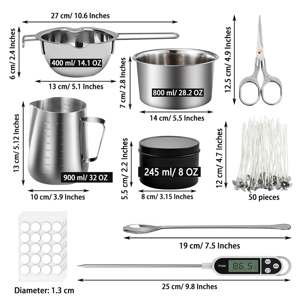 Glintmos Kit de fabricação de  - Candle Supplies Kit avaliação e preço