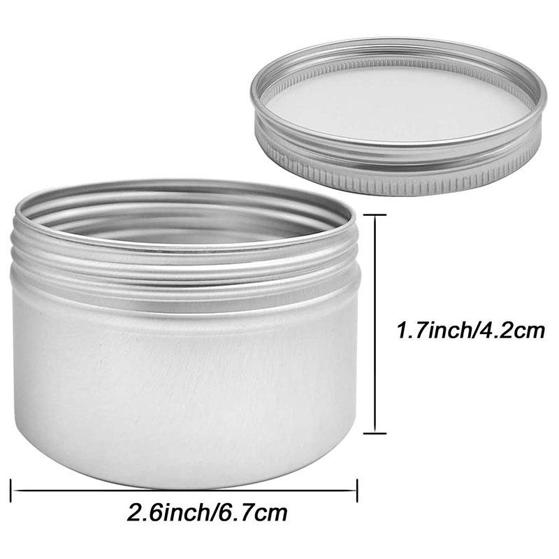 12 Latas de Metal de 4Oz para  - Metal Tin Lid 4Oz avaliação e preço