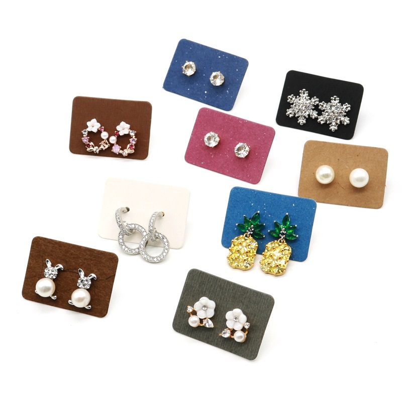 3.5*2.5cm 100 pçs/lote papel k - Kraft Hang Tag avaliação e preço