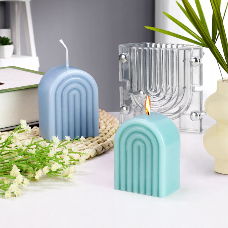 Molde de vela arco listrado di - Candle Supplies Kit avaliação e preço