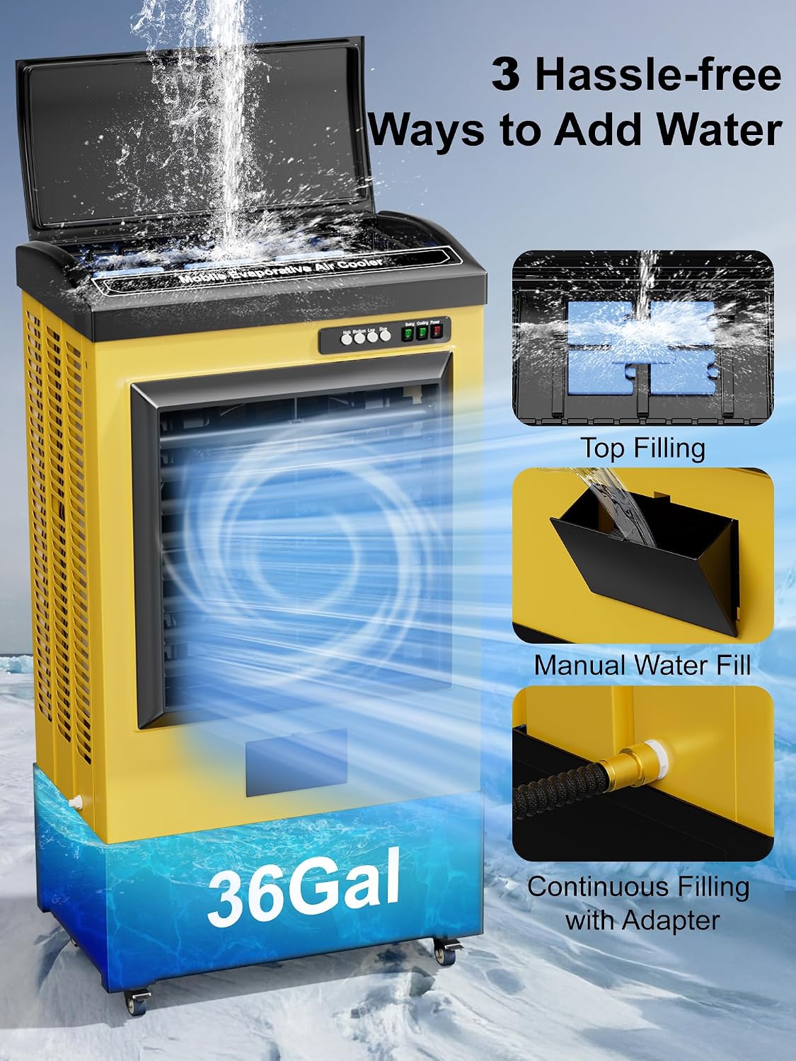Uthfy 8979 CFM Swamp Cooler, r - Candle Shop avaliação e preço