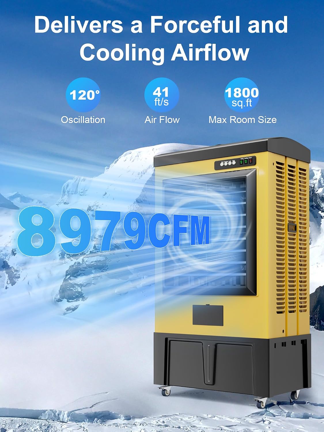 Uthfy 8979 CFM Swamp Cooler, r - Candle Shop avaliação e preço