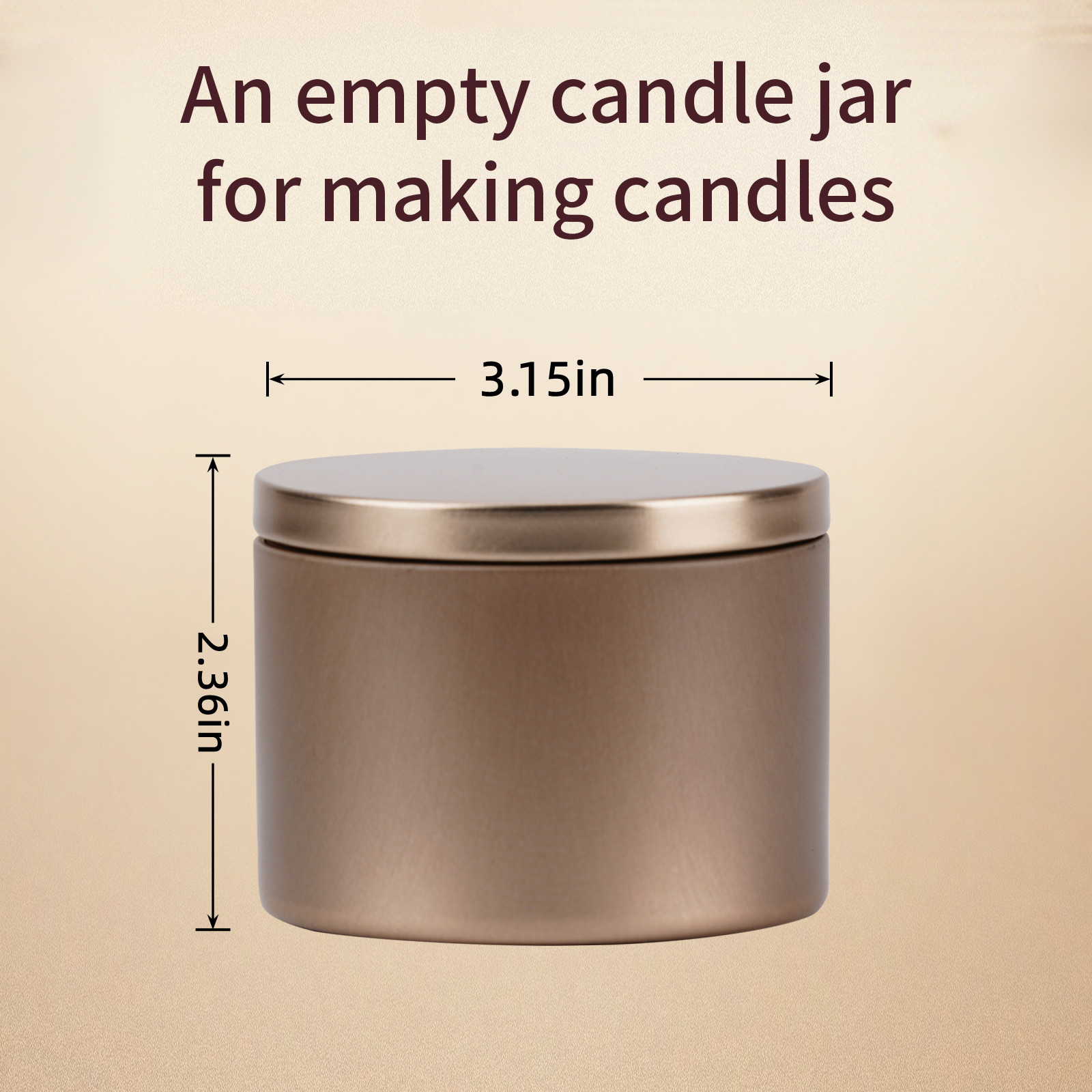 24 pacotes de latas de velas d - Metal Tin Lid 4Oz avaliação e preço